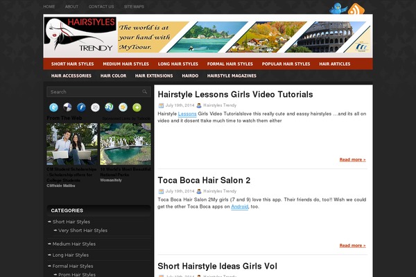 Moda theme site design template sample