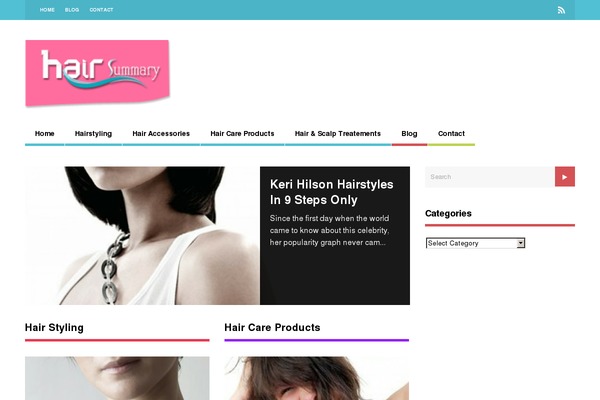 The Gossip theme site design template sample
