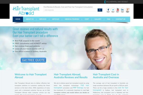 MediCure theme site design template sample