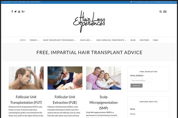 Letsblog theme site design template sample