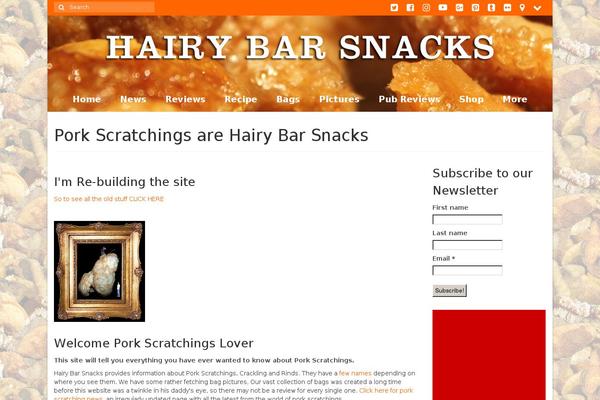 hairybarsnacks.com site used Neux
