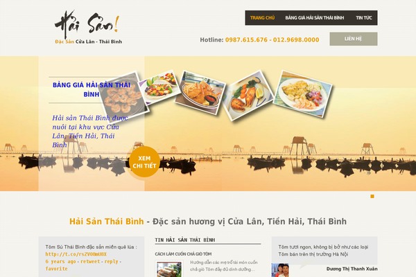 Feast theme site design template sample