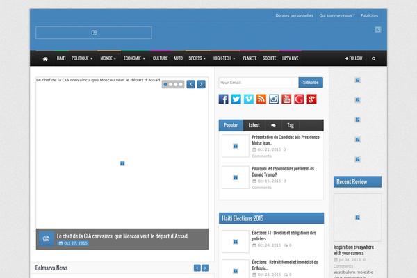 Theme Rush theme site design template sample