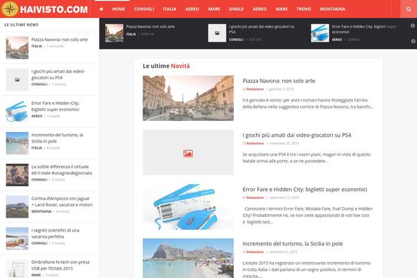 Jmagz theme site design template sample