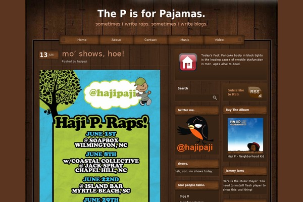hajip.com site used Wood