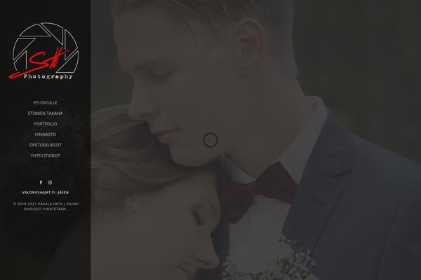 Refrakt theme site design template sample