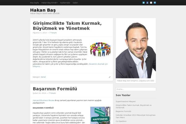 Standard theme site design template sample
