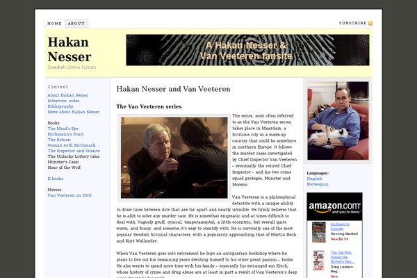Thesis 1.8 theme site design template sample