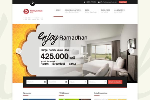 Soho Hotel theme site design template sample
