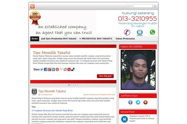 Site using Social Media Widget by Acurax plugin