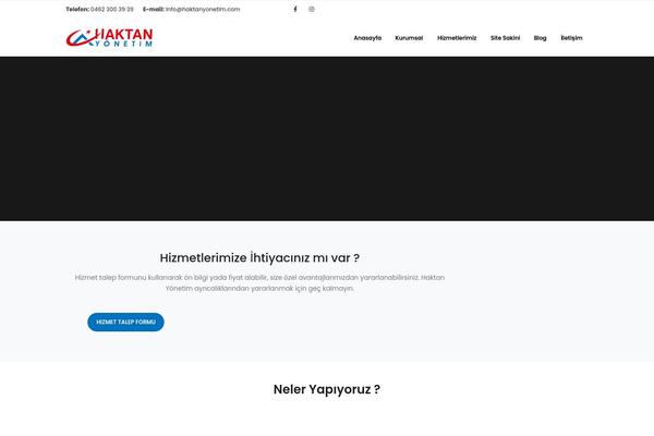 haktanyonetim.com site used Haktan
