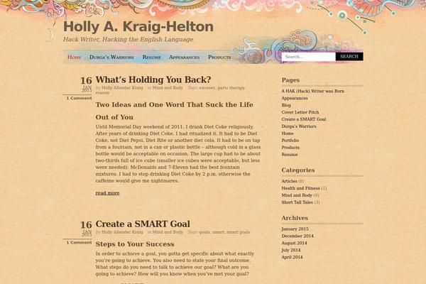 Koi theme site design template sample