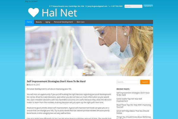 Health theme site design template sample