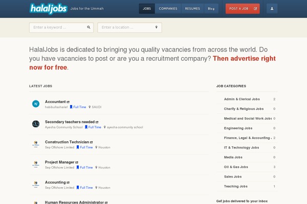 Jobengine theme site design template sample