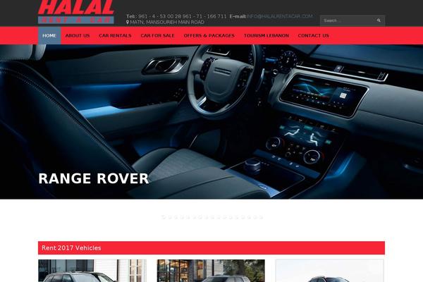 RedLine theme site design template sample