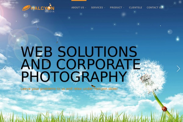 One theme site design template sample