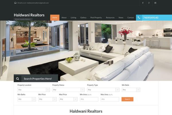 Realhomes Theme theme site design template sample