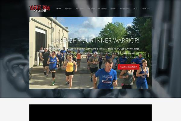 Workout theme site design template sample