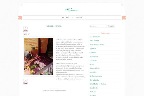 Sugar and Spice theme site design template sample