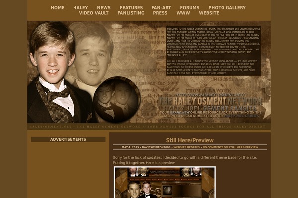 Temp theme site design template sample