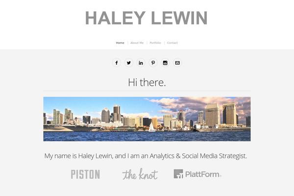 Organic_profile theme site design template sample