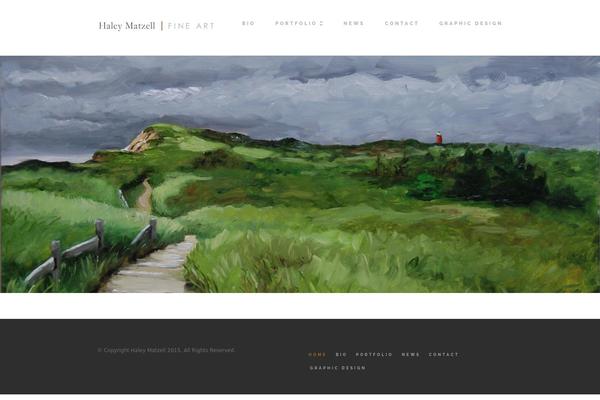 Galao theme site design template sample