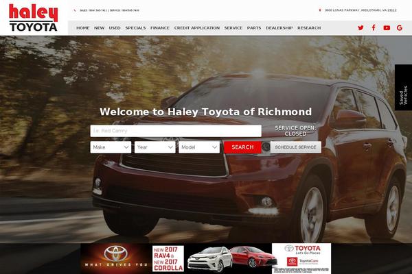 Dealer Inspire theme site design template sample