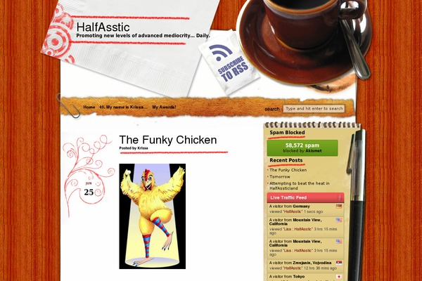 Morning Coffee theme site design template sample