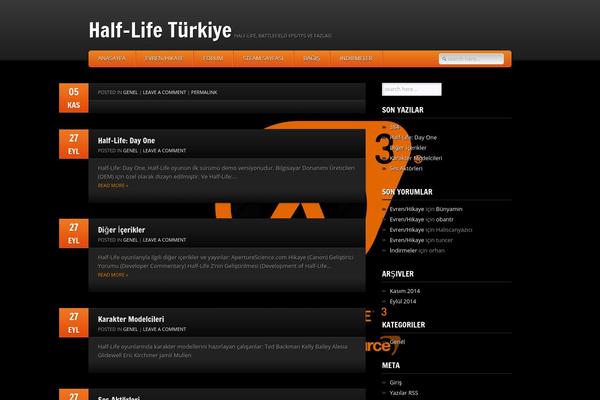 GamePress theme site design template sample