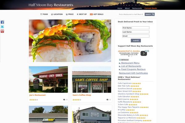 Garden theme site design template sample