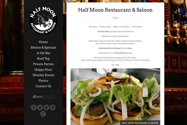 Eatery theme site design template sample