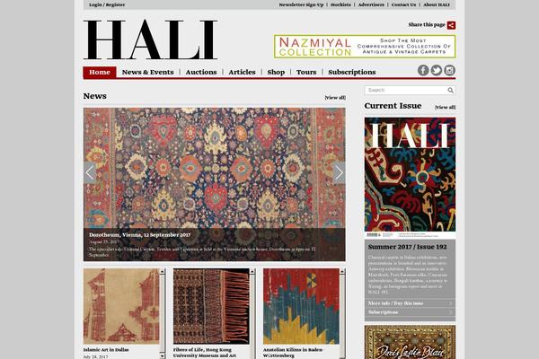 hali.com site used Hali-magazine