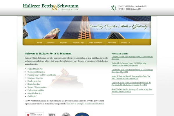 haliczerpettis.com site used Haliczer