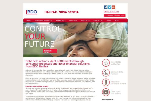 Site using BDO-debt-calculator plugin