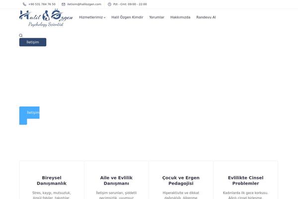 Akademi theme site design template sample