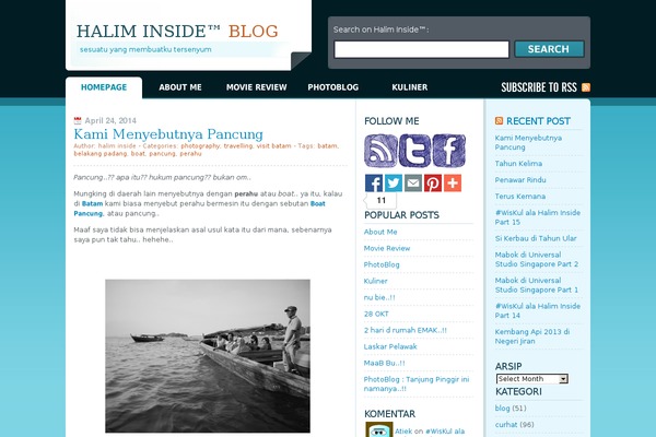 halim-inside.com site used Publicizer