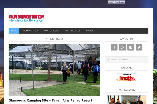 Donovan theme site design template sample