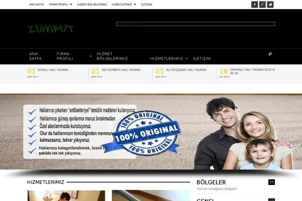 BLACKMAG theme site design template sample