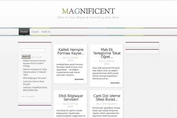Magnificent theme site design template sample