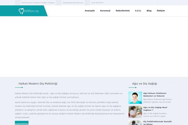 Denge theme site design template sample