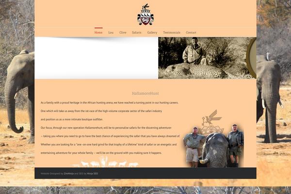 Avada theme site design template sample