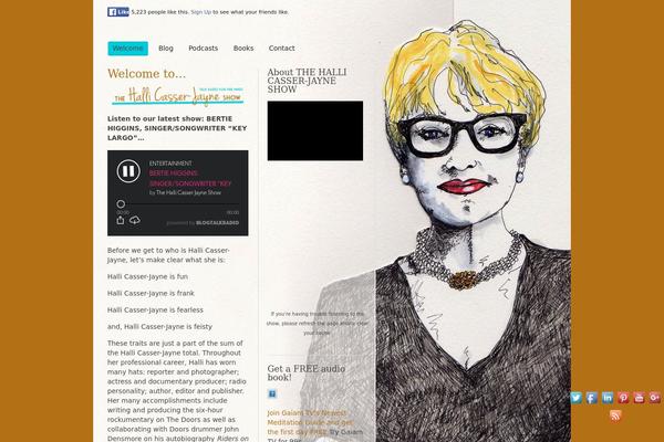 Nano theme site design template sample