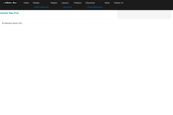 hallmansmusicstore.com site used Purevision-child