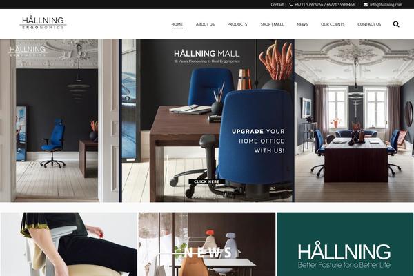 Master theme site design template sample