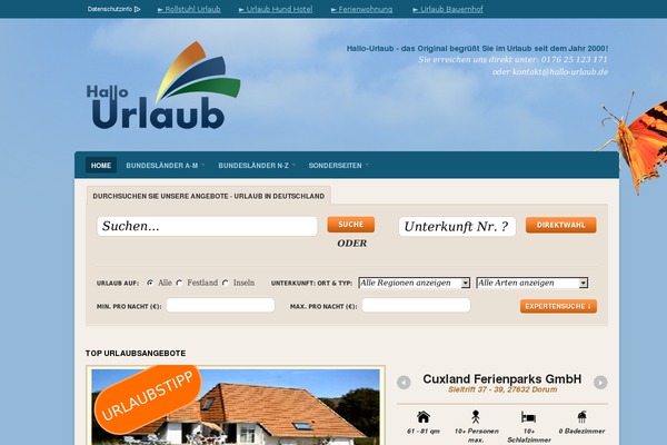 Estate theme site design template sample