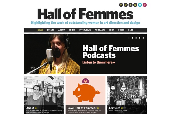 Hof theme site design template sample