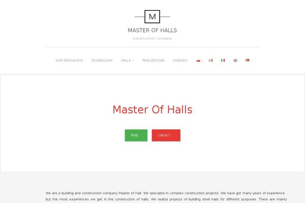 Materialize theme site design template sample