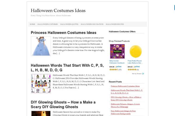 Prose theme site design template sample