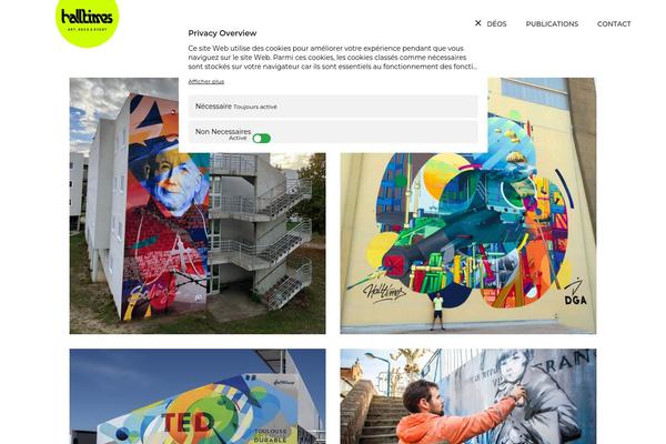 Anders theme site design template sample