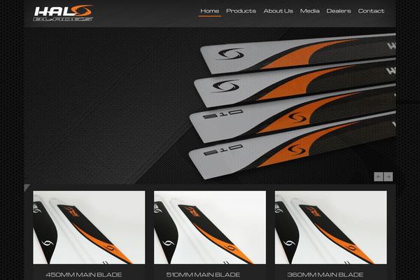 Black Pearl theme site design template sample